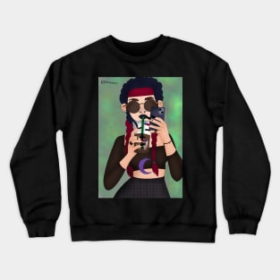 Gothic Selfie Crewneck Sweatshirt